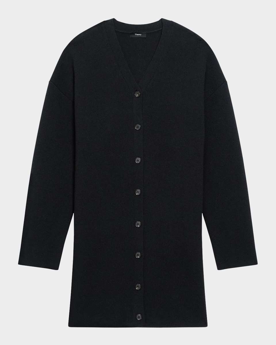 Wool-Cashmere Cardigan Dress